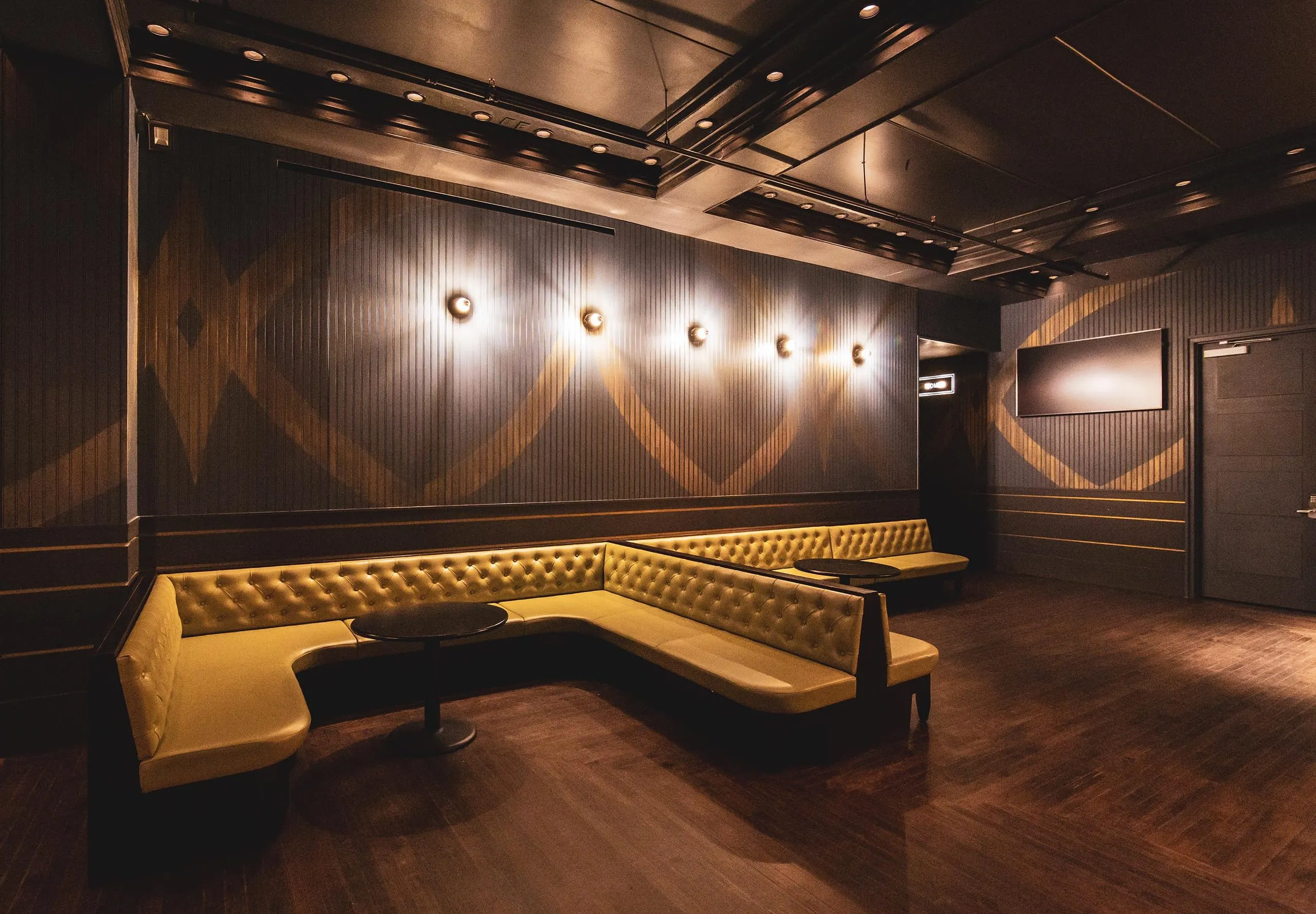 Large booths at Webster Hall