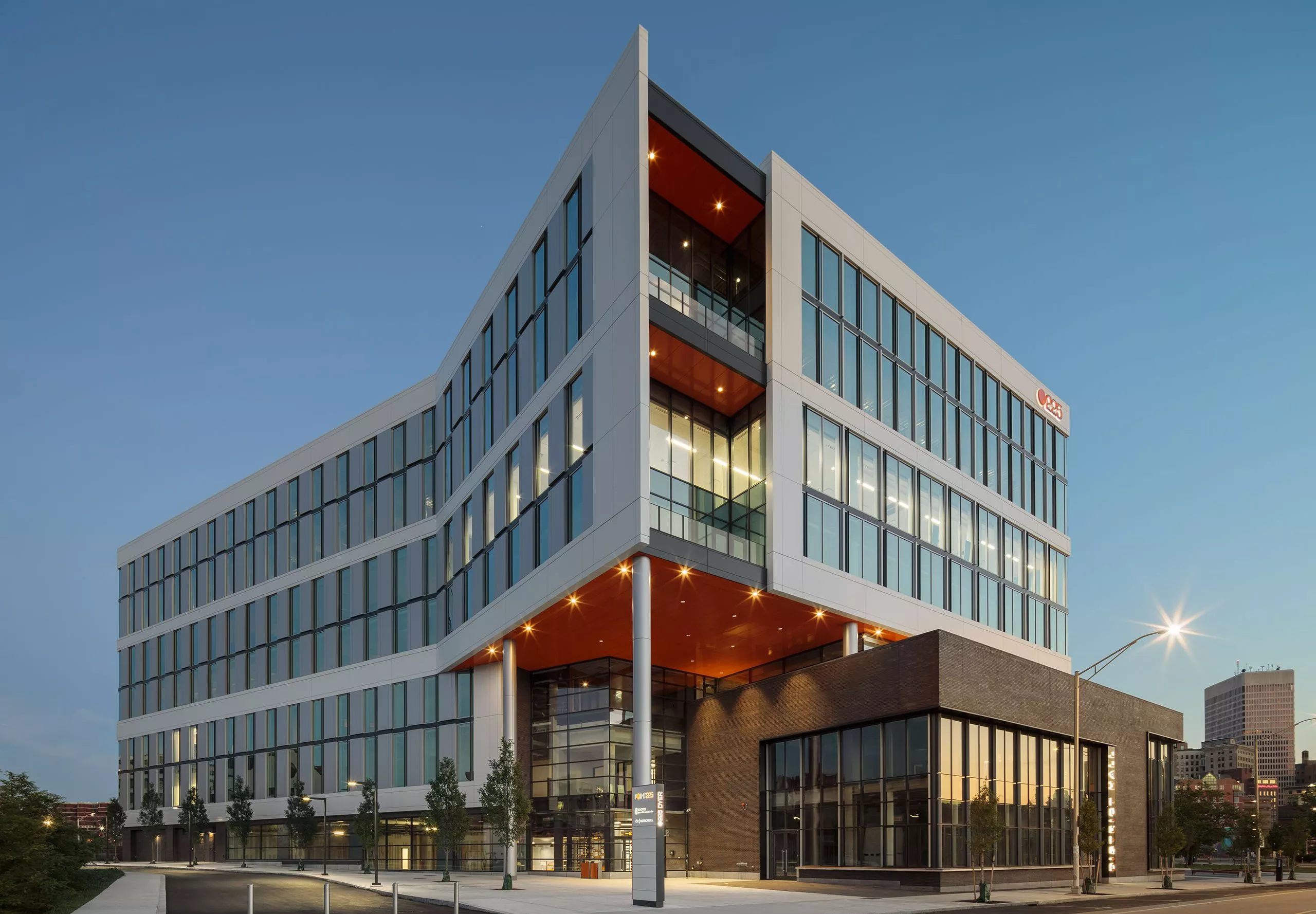 Exterior view of the Wexford Science and technology building