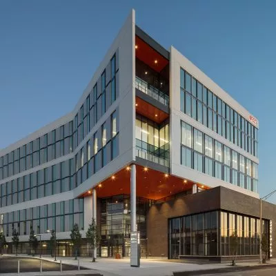 Exterior view of the Wexford Science and technology building