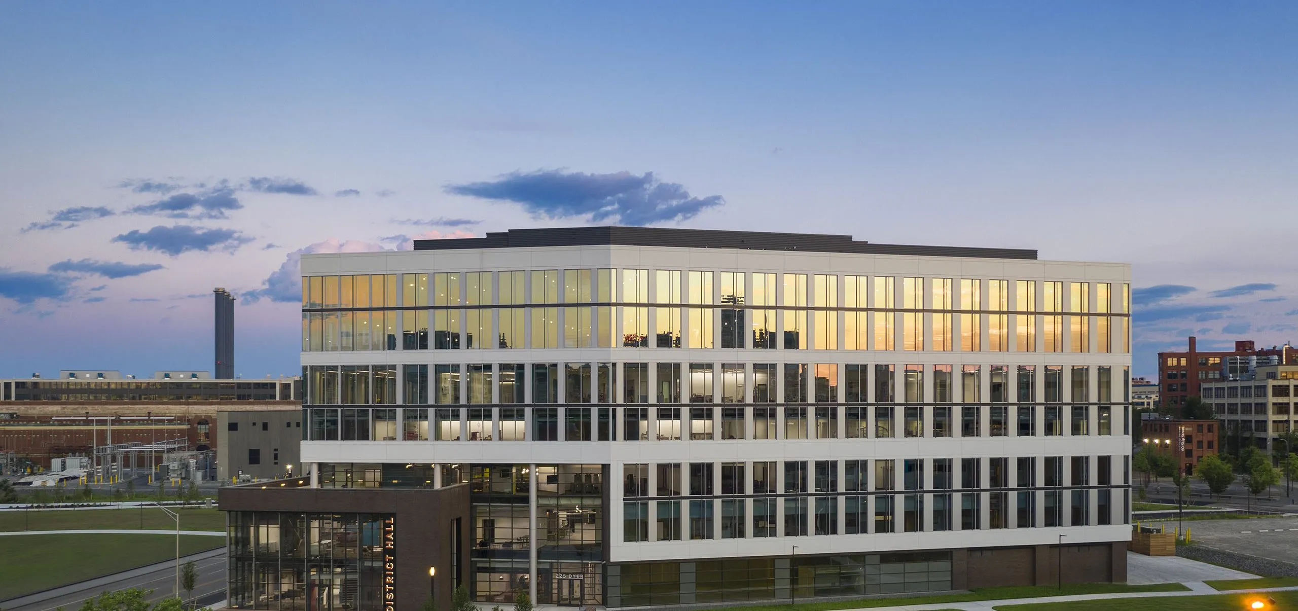 Exterior view of the Wexford Science and Technology Building