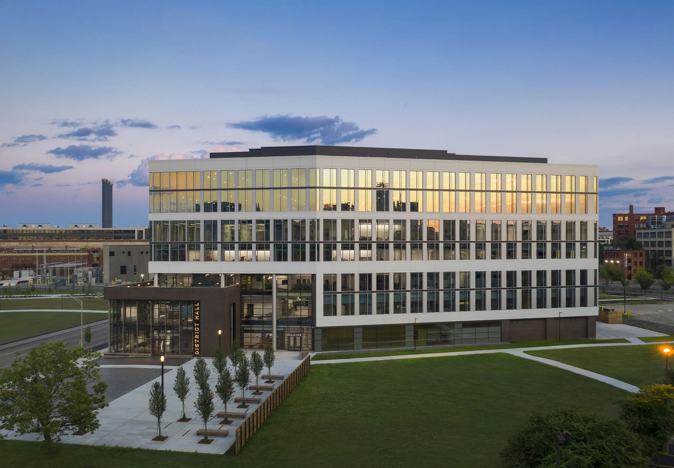 Exterior view of the Wexford Science and Technology Building