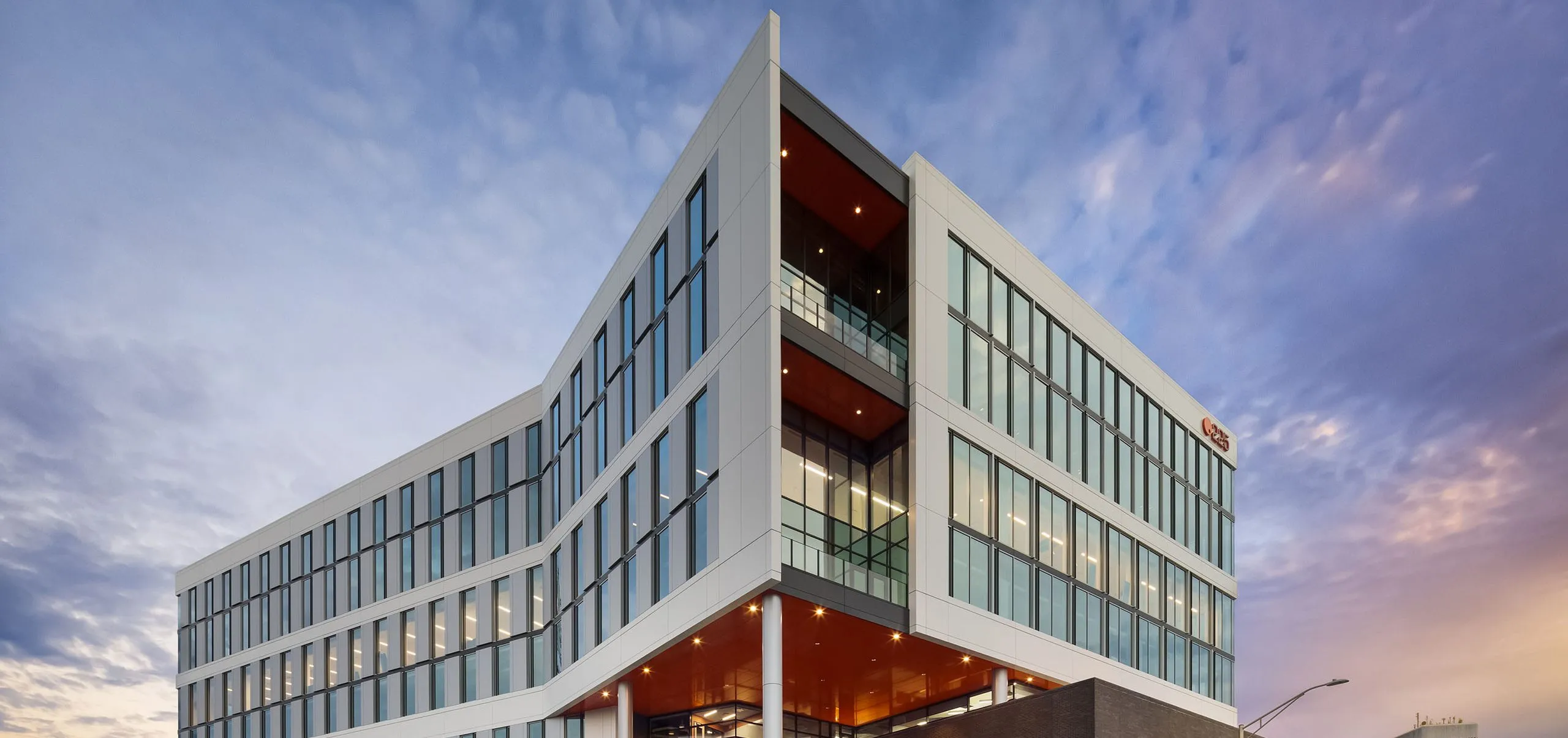 Exterior view of the Wexford Science and technology building