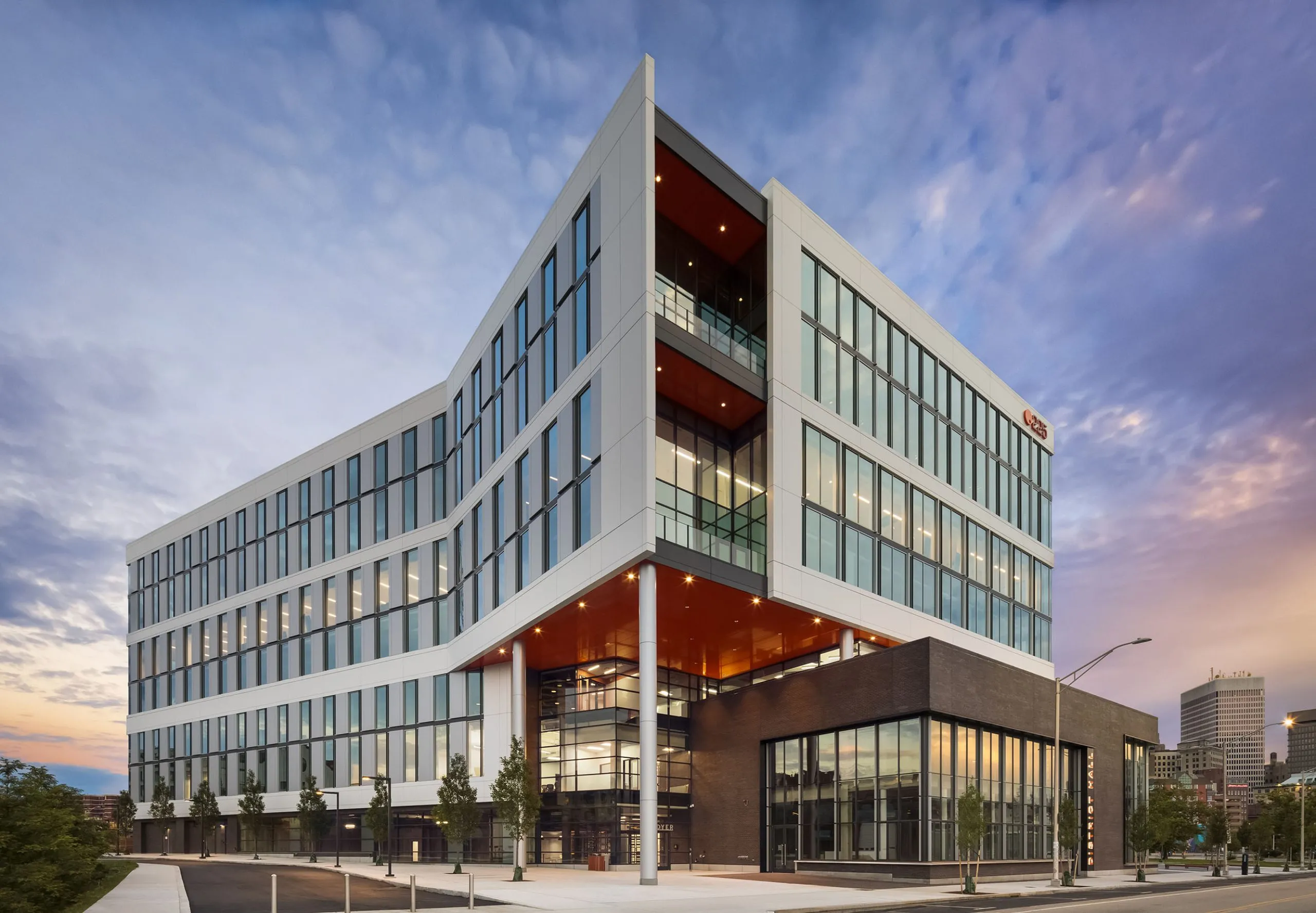 Exterior view of the Wexford Science and technology building