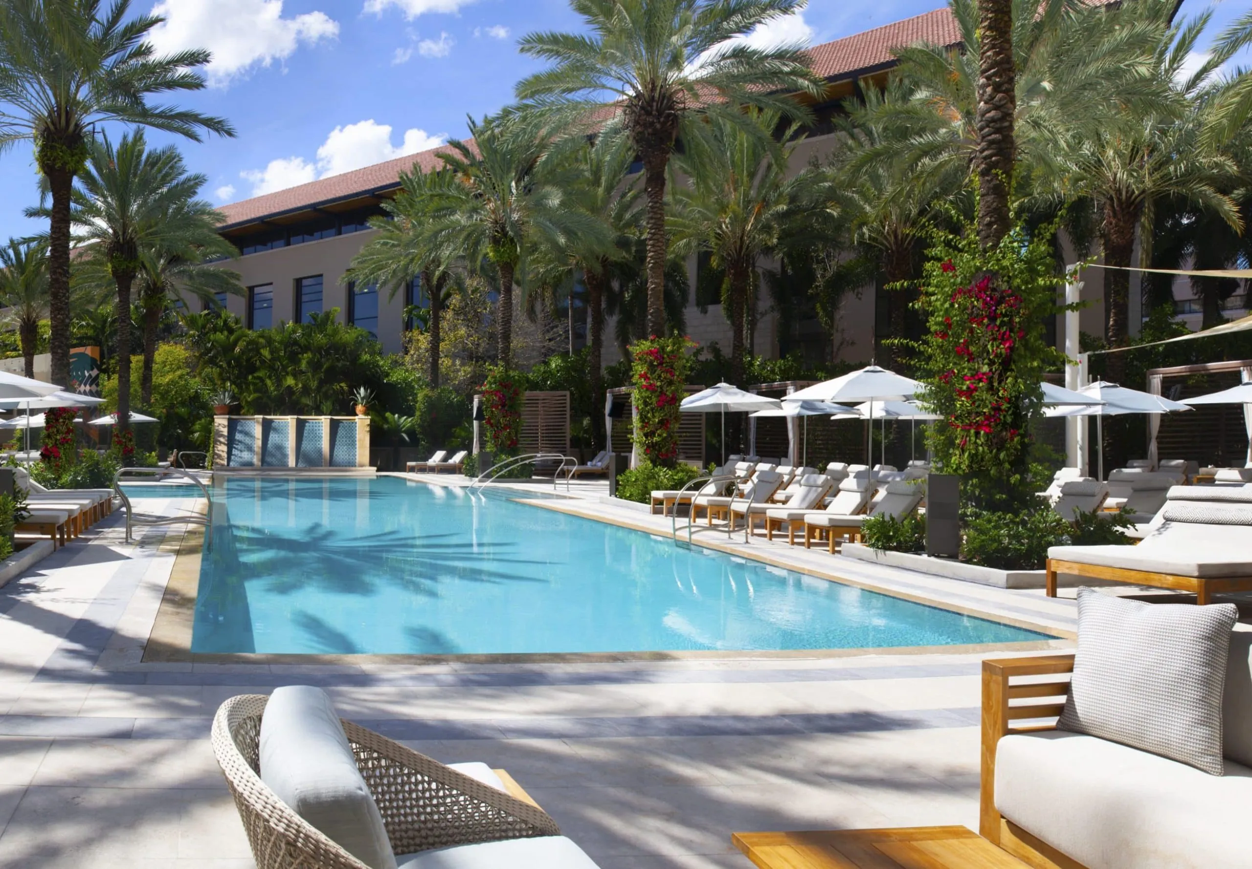 Outdoor pool at Hilton West Palm Beach